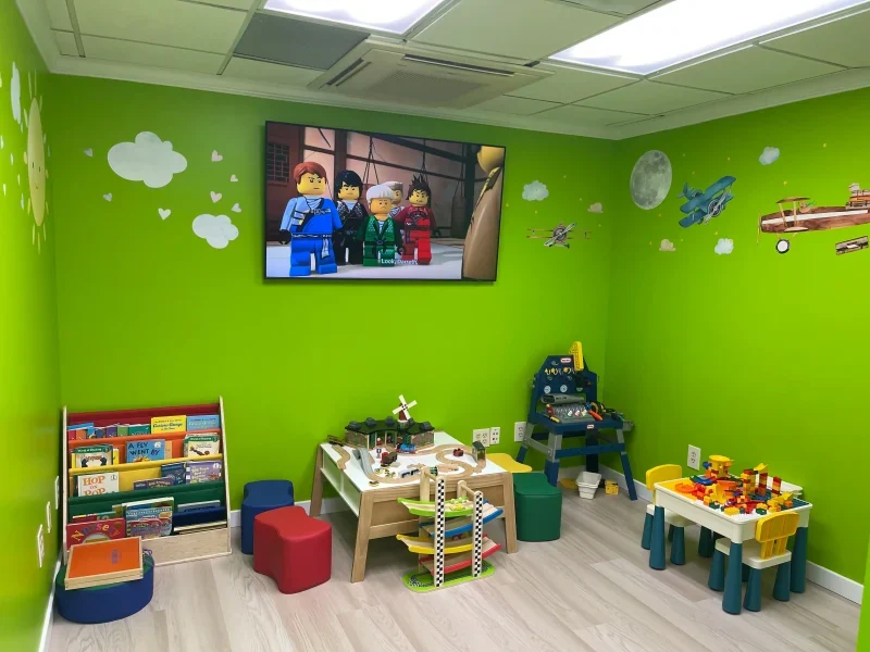 Photo of kid's playroom.